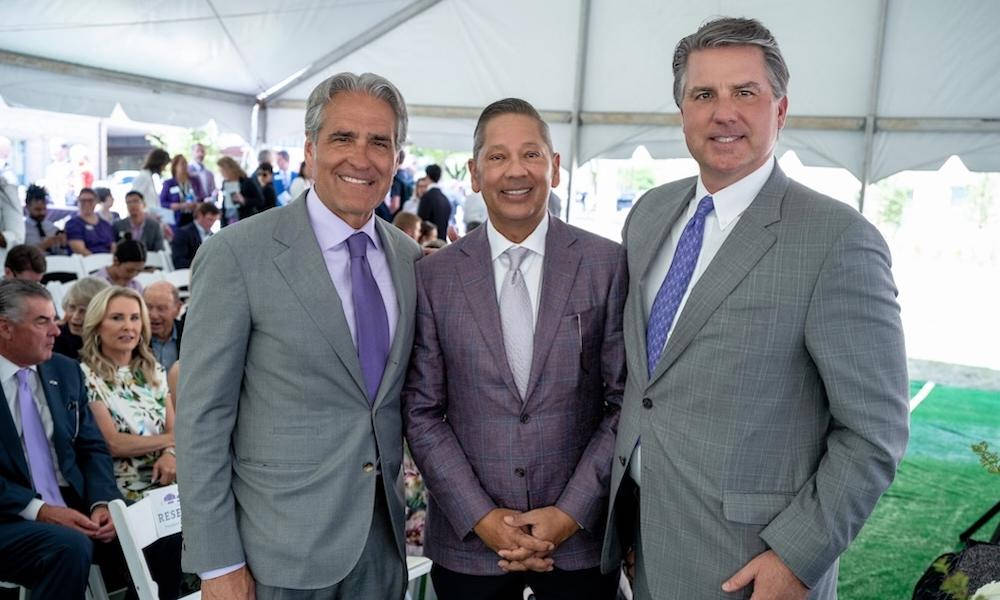 Elliott Hill, Joe Gutierrez and F. Howard Walsh III