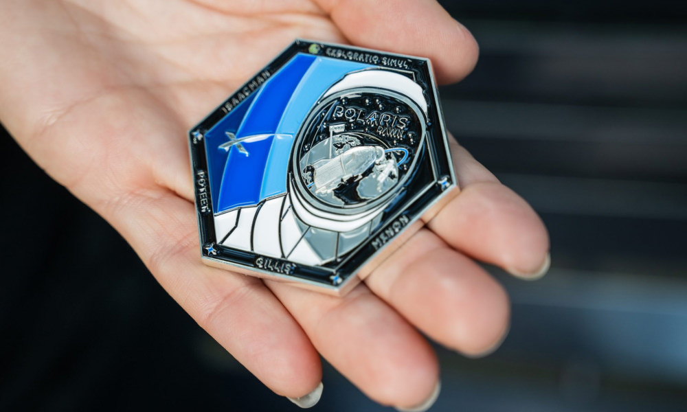 Polaris Dawn challenge coin