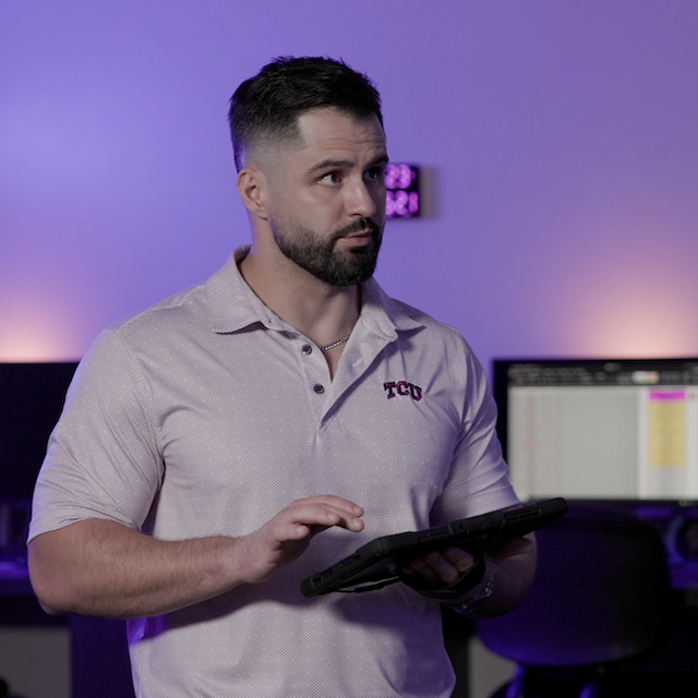 TCU assistant professor of kinesiology Austin Graybeal Ph.D. ’21